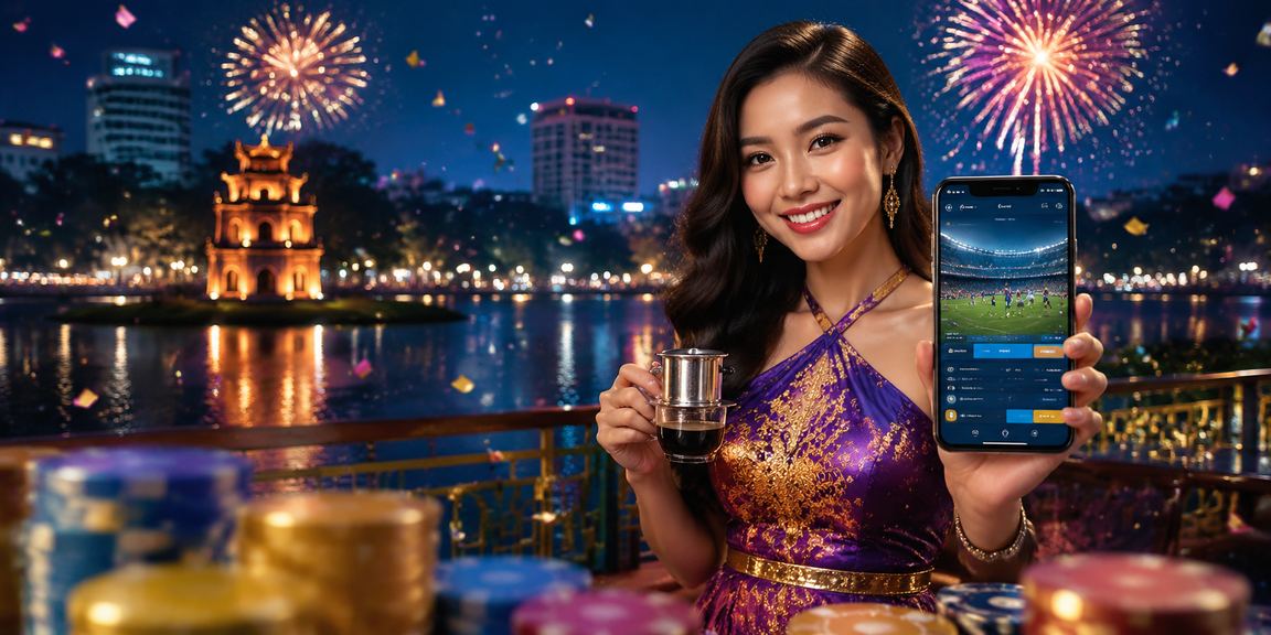 Người dùng Hà Nội xem kết quả cá cược thể thao bên ly cà phê